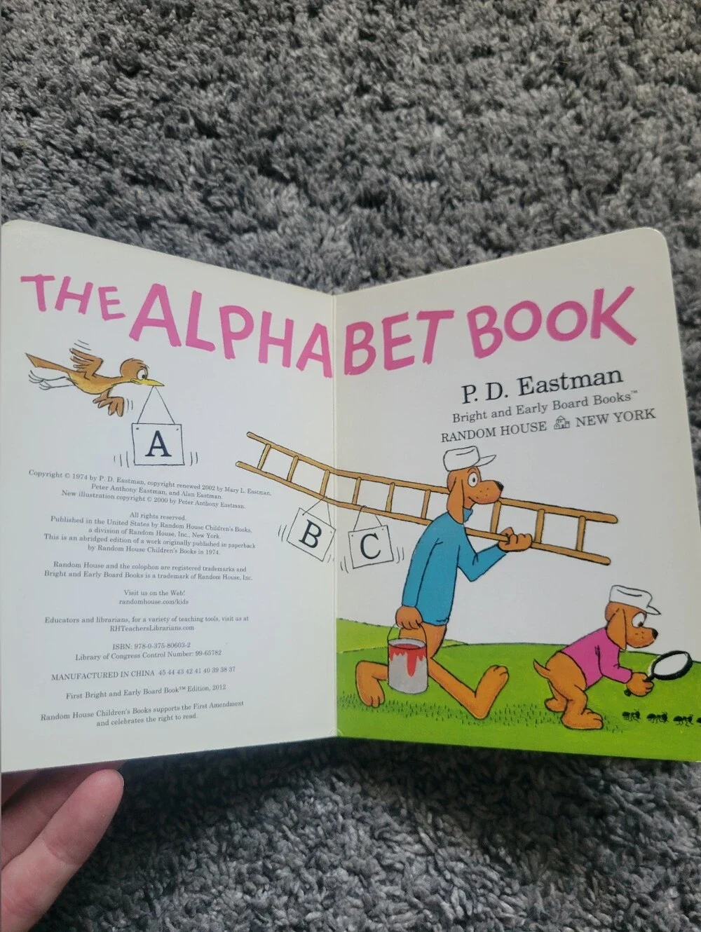 Dr. Seuss Bright Yellow Green ABC Mr. Brown Moo Alphabet Book Set Bundle